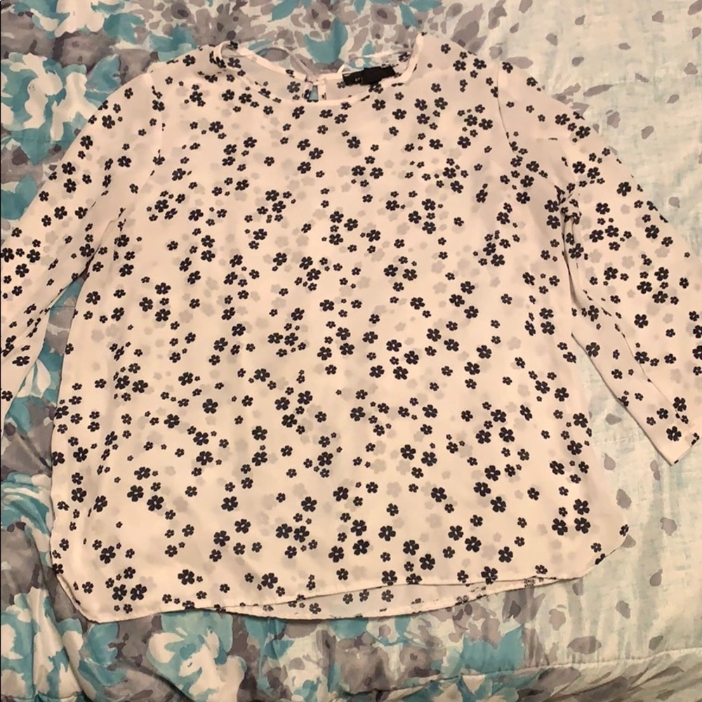 Polyester lightweight flower shirt